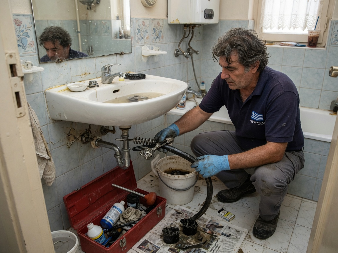 Bathroom Sink Drain Cleaning in Athens