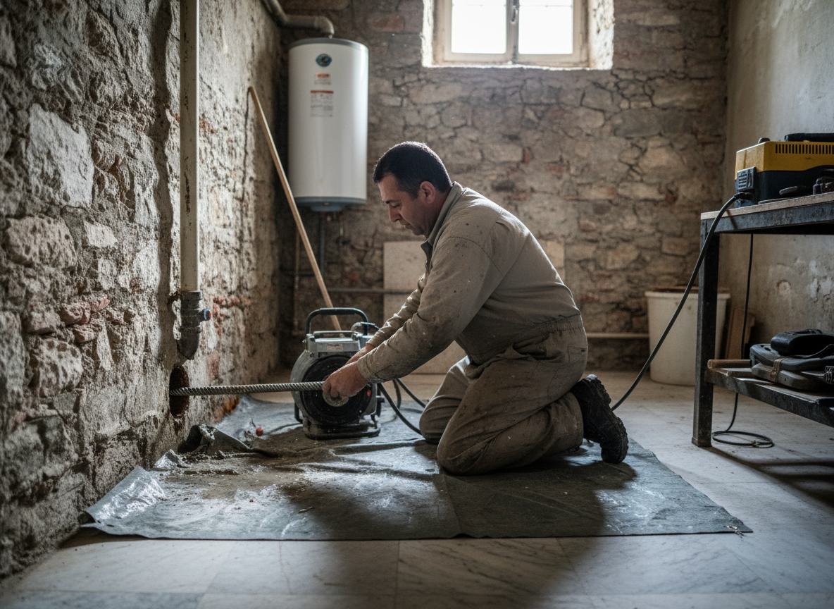 Drain Snaking and Augering in Athens